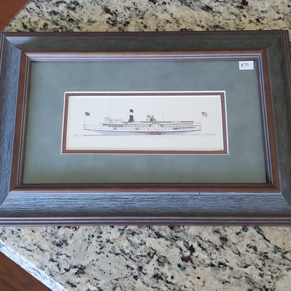 CITY OF CLEVELAND *Steamer Ship Artwork
